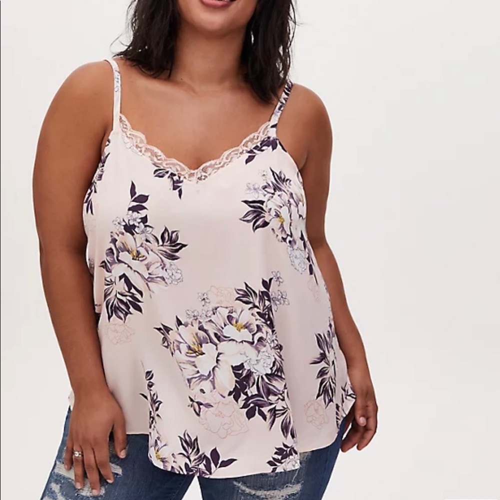 TORRID NWT SOPHIE FLORAL CAMI SZ 1